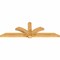 Ekena Millwork Redmond Rough Sawn Timber Gable Bracket, Western Red Cedar, 96"W x 32"H x 4"D x 6"F, 8/12 Pitch GBW096X32X0406RED00RWR - alternate 5